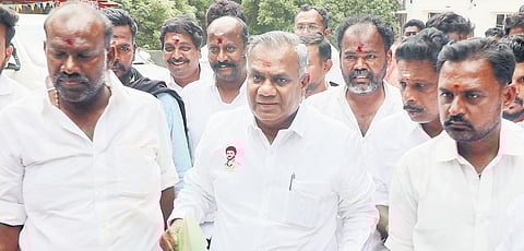 TVK general secretary Anand submitted a petition to the Madurai SP on Wednesday seeking permission to hold the meeting in Madurai | KK Sundar