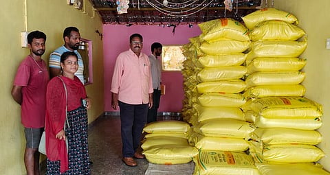 Agriculture department officials monitor urea supply at Rythu Seva Kendras.