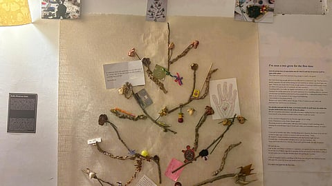 Ayera Choudhary's tree of trinkets from their Queer Polyamorous household