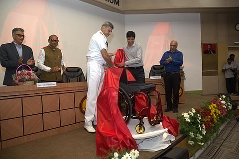 India's lightest wheelchair launched at IIT Madras.