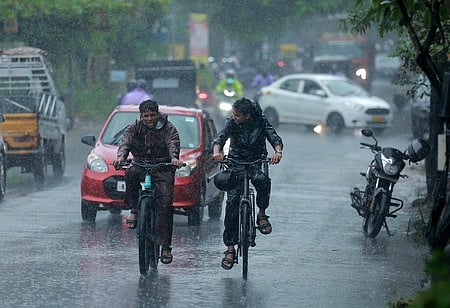 The IMD also said that moderate to light rainfall and strong winds were likely in other districts of the state.