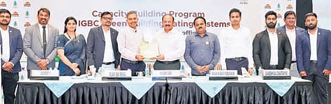 A high-level capacity-building programme was organised for senior officials of
various departments in Vijayawada on Friday