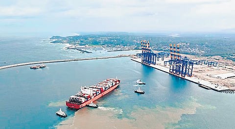 The railway connectivity to the Vizhinjam port is expected to open up cargo movement from Tamil Nadu, Karnataka, Andhra Pradesh, and Telangana.