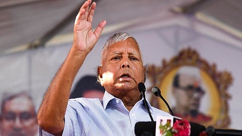 Former Bihar chief minister and RJD supremo Lalu Prasad Yadav