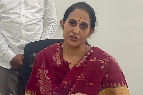 Kadapa MLA R Madhavi Reddy.