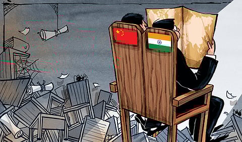 Cue music for a Himalayan pas de deux