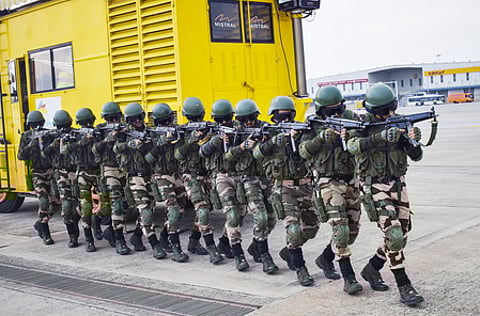 CISF personnel are undergoing full-scale, intensive specialised training exercises on night operations, jungle warfare, close-combat tactics, and endurance-building drills.