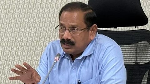 Andhra Pradesh Chief Secretary and K Vijayanand.