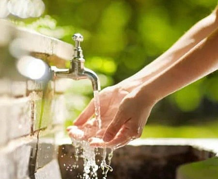 11 students fell ill after drinking water. Some of them found a pesticide bottle inside the room and alerted higher officials.