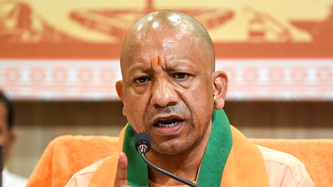 Uttar Pradesh Chief Minister Yogi Adityanath accused the SP of hiding behind a “façade” of democracy