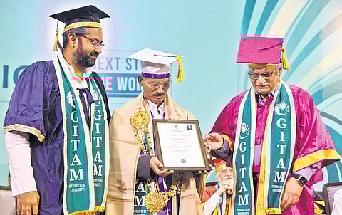 Social entrepreneur Arunachalam Muruganantham (also known as Pad Man) gets his honorary DLitt on Saturday