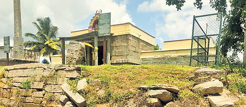 Srirama temple at Kudluru in Channapatna taluk