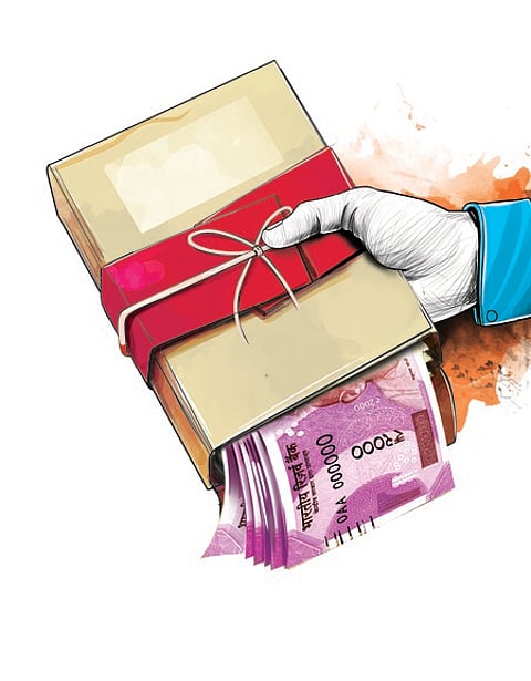 During the raid that began on Saturday morning, the Vigilance seized cash to the tune of Rs 1.4 lakh from 11 agents, who had brought it for distribution among corrupt officials in various offices.