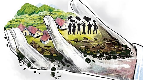 The violations were allegedly committed by using the Dharani portal, the integrated land revenue records management system, which was rolled out during the BRS regime.