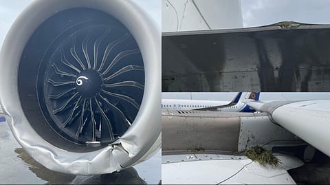 All passengers and crew members disembarked without injury, and the aircraft has been grounded for technical evaluation.