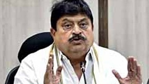 State BJP president N Ramchander Rao addresses the media in Delhi on Monday
