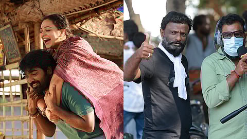 A still from Thalaivan Thalaivii (L) and director Pandiraaj (R)