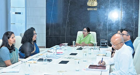 The CM chaired a high-level meeting with senior officials from the Department of Social Welfare and the Department for the Welfare of Scheduled Castes and Scheduled Tribes.