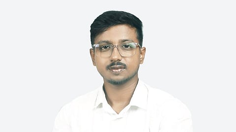 Udit Pradhan, the president of the National Students’ Union of India (NSUI) in Odisha.