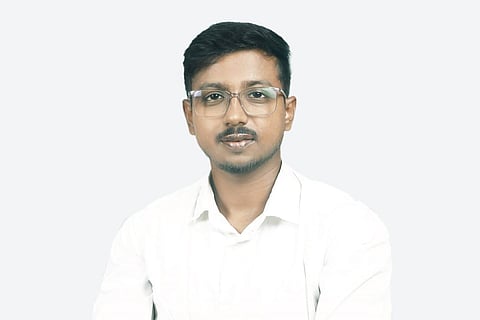 Udit Pradhan, the president of the National Students’ Union of India (NSUI) in Odisha.