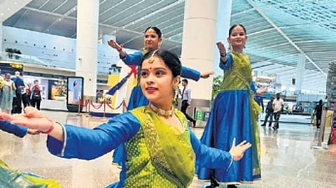 The programme features live performances of Indian classical dance forms, including Kathak and Bharatanatyam