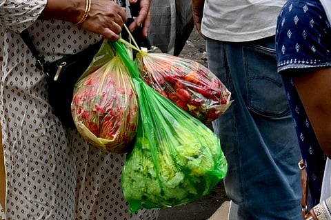 The authorities have been asked to do away with the use of polythene bags for any purpose on office premises.