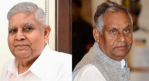 Jagdeep Dhankhar and Ram Nath Thakur