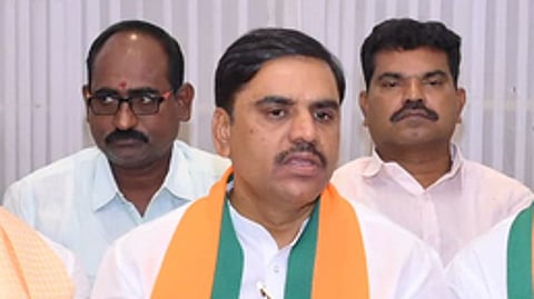 BJP senior leader Vishnu Vardhan Reddy.