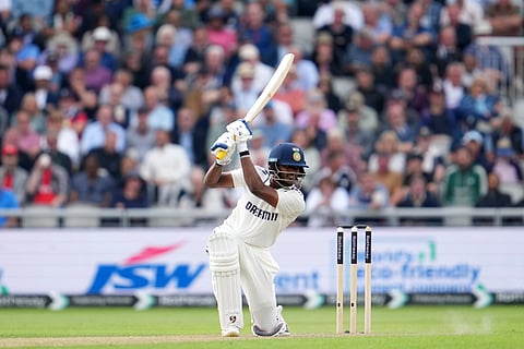 Back at No 3 after Leeds, B Sai Sudharsan hit a half-century for India on Day one of the fourth Test vs England