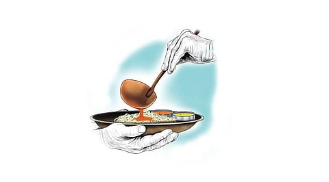 48 schoolteachers from Jasdan taluka were allegedly ordered to serve food to VVIPs during the upcoming Shravan month festival at the Ghela Somnath temple.
