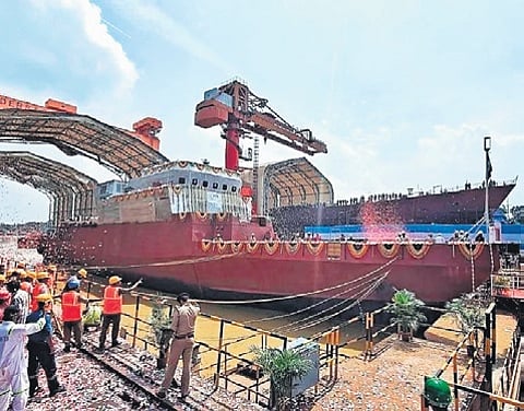 Kolkata Diary | 8th anti-submarine ship rolls out of Garden Reach