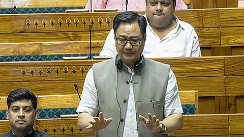 Parliamentary Affairs Minister Kiren Rijiju.