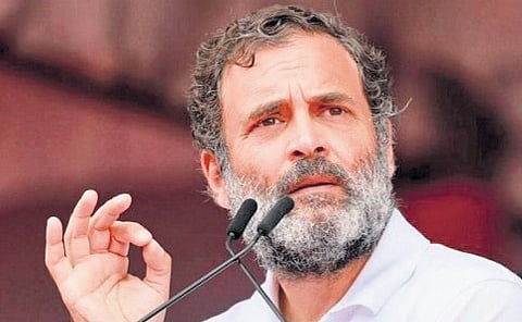 Speaking at the Congress OBC Leadership - Bhagidari Nyay Mahasammelan in New Delhi, Rahul called the Socio-Economic, Educational, Employment, Political and Caste Survey a “cutting-edge tool of empowerment in the digital age”.