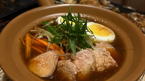 Pork Belly Soy Ramen at OKO
