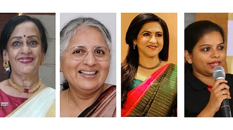 From left to right: Sheela Kochouseph, Pamela anna Mathew, Beena Kannan, Harsha thachery