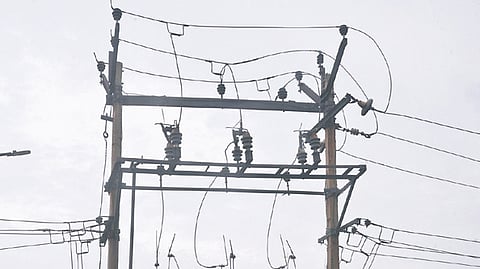Sparks flew at least twice with loud noise from the transformer when TNIE visited the spot near KCMBT on Friday.