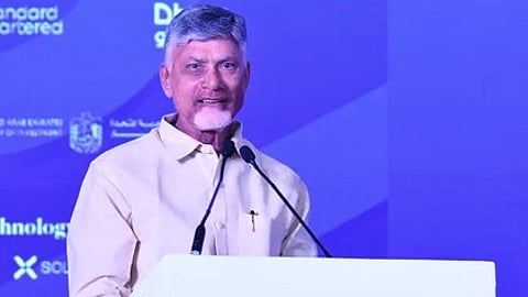 Andhra Pradesh CM Chandrababu Naidu.