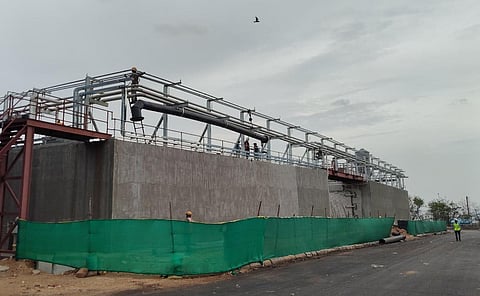 Dry Bio-methanation Plant being established in Jawaharnagar is getting ready for commissioning by GHMC.