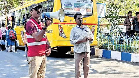 Haunted by friend’s death, Murali Krishna turned into traffic volunteer to champion road safety.