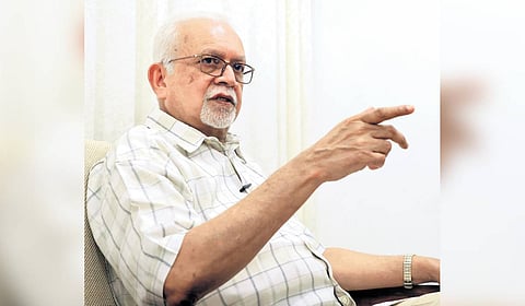 Retired Indian diplomat and an influential geopolitical commentator, M K Bhadrakumar.