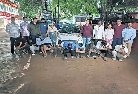 According to police, the organisers frequently brought individuals from Andhra Pradesh to Hyderabad to host weekend parties at service apartments.