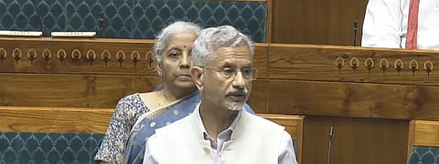 External Affairs Minister S. Jaishankar speaks at the Lok Sabha