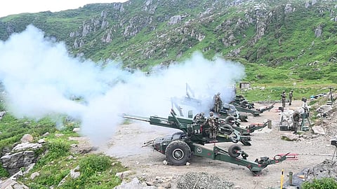 During the exercise conducted in the high-altitude areas of East Sikkim, the Indian Army tested new technologies designed to improve battlefield awareness