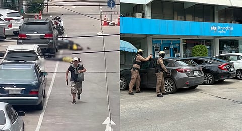 The attack took place at Or Tor Kor Market, a short distance from Chatuchak market which is a major tourist destination in Bangkok and throngs with visitors every weekend.