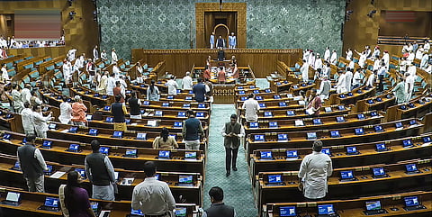 Members in the Lok Sabha during the Monsoon session of Parliament, in New Delhi, Tuesday, July 29, 2025.