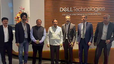 MAUD Minister P Narayana visited the Dell Technologies office in Singapore.