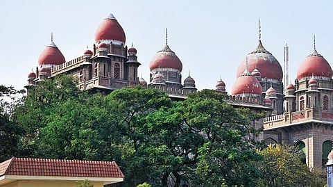A view of the Telangana High Court in Hyderabad.