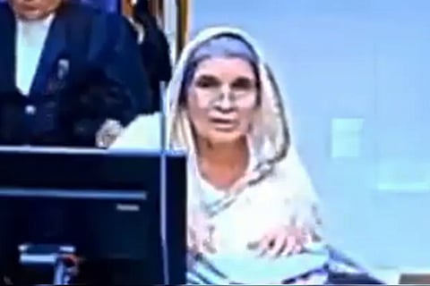 During initial hearings, she argued the case herself before later being represented by lawyers in court