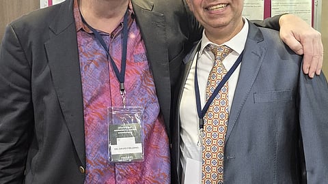 Dr David Fielding (left) and Dr Ravindra Mehta