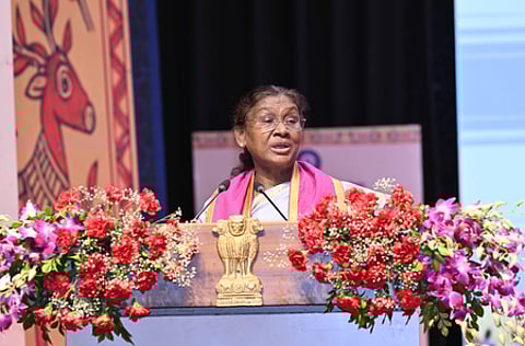 The President, on the second day of her visit, will attend the 45th convocation ceremony of IIT- ISM (Indian School of Mines), Dhanbad.